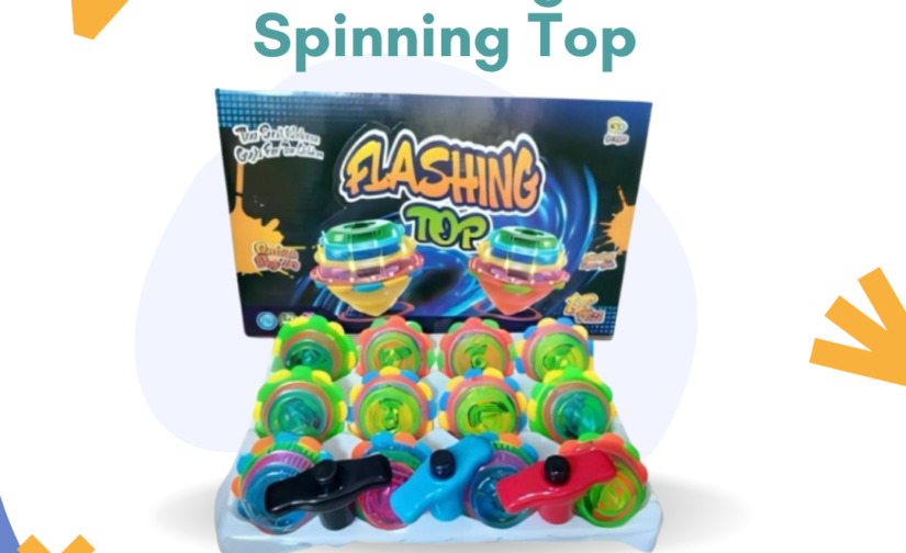 Flashing Spinning Top – LED Light-Up Rotating Toy with Colorful Effects for Kids