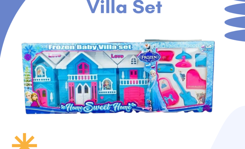 Frozen Baby Villa Set – Dreamy Dollhouse Playset with Accessories for Kids