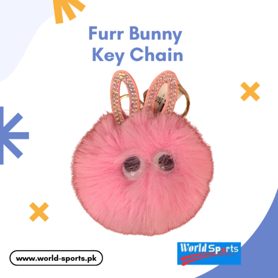 Furry Bunny Keychain – Soft & Fluffy Plush Rabbit Keyring | Cute Bag Charm & Stylish Key Holder