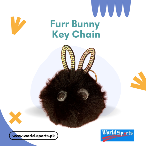 Furry Bunny Keychain – Soft & Fluffy Plush Rabbit Keyring | Cute & Stylish Bag Charm