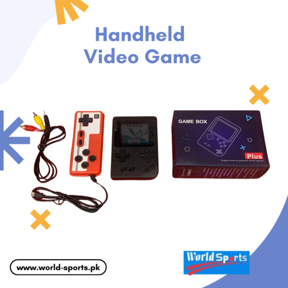 Handheld Video Game Console – Portable Gaming System with Built-in Games, High-Resolution Screen & Rechargeable Battery