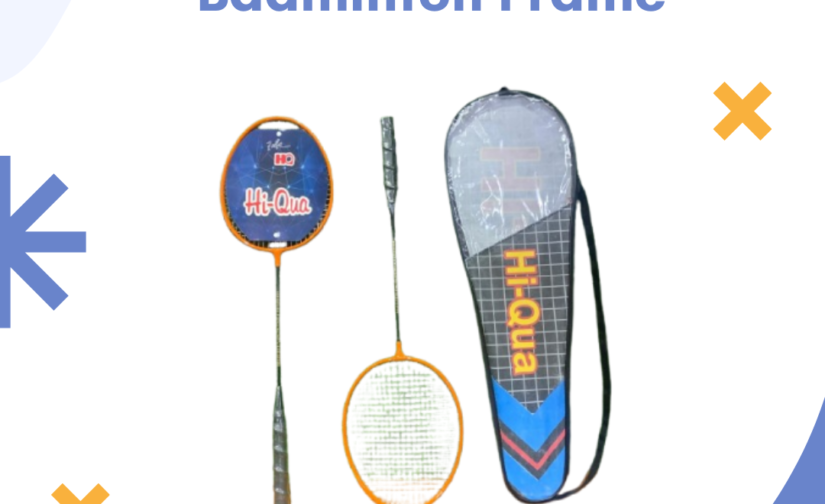 Hi Qua Dunlop 10 Badminton Frame – Lightweight & Durable Badminton Racket Frame for Speed & Control