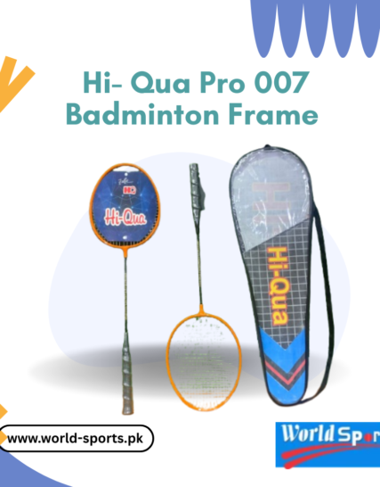 Hi-Qua Pro 007 Badminton Frame – Lightweight & Durable Carbon Fiber Racket Frame for Speed, Power & Precision