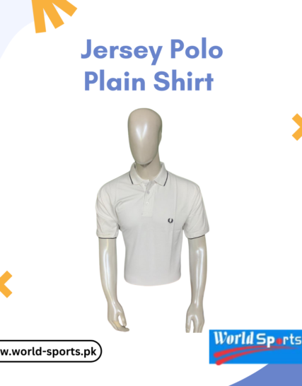 Jersey Polo Plain Shirt – Classic Fit, Soft Cotton, Breathable & Comfortable Polo T-Shirt for Men