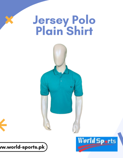Jersey Polo Plain Shirt – Classic Fit, Soft Cotton, Breathable & Comfortable Polo T-Shirt for Men