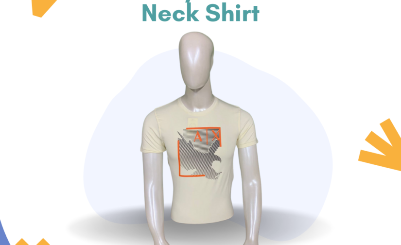 Jersey Round Neck Shirt – Comfortable, Breathable & Stylish Casual Wear