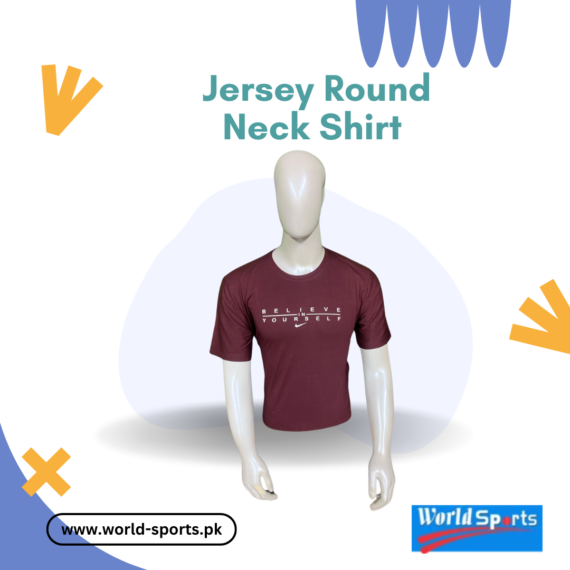 Premium Jersey Round Neck Shirt – Soft, Breathable & Stylish Everyday Wear