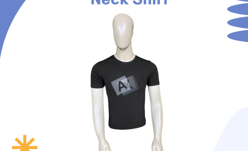 Jersey Round Neck Shirt – Soft, Breathable & Stylish Casual Wear for Men