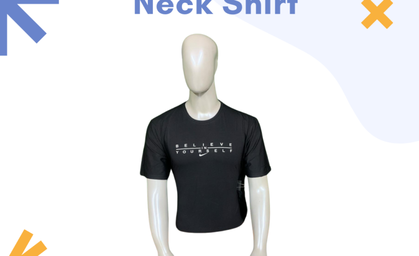 Men’s Jersey Round Neck Shirt – Soft, Breathable & Lightweight Casual T-Shirt for Everyday Wear
