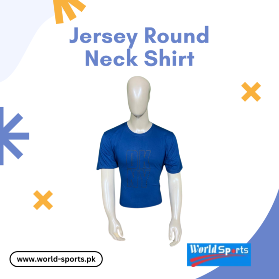 Jersey Round Neck Shirt – Soft Cotton, Breathable, Comfortable & Stylish Casual Wear
