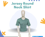 Jersey Round Neck Shirt – Soft Cotton, Breathable Fabric, Comfortable & Stylish Casual Wear