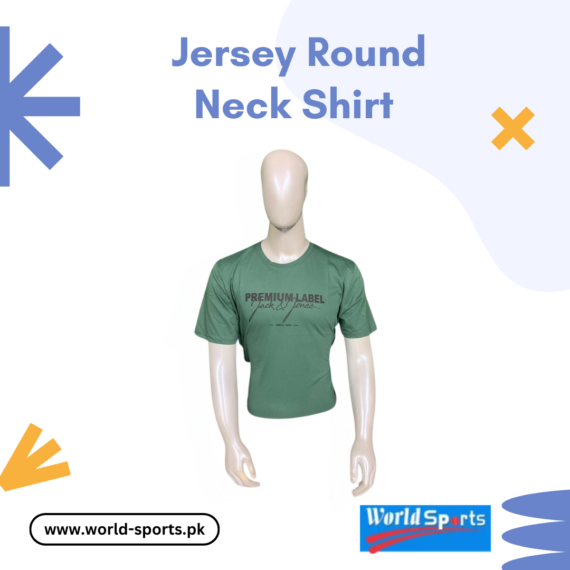 Premium Jersey Round Neck Shirt – Soft, Breathable, Comfortable & Stylish Casual Wear