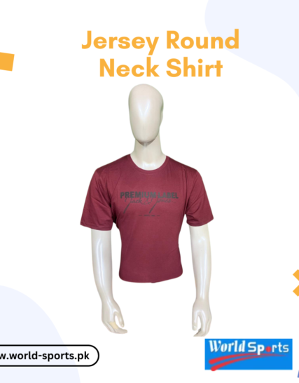 Jersey Round Neck Shirt – Soft, Breathable, Lightweight & Comfortable Casual T-Shirt