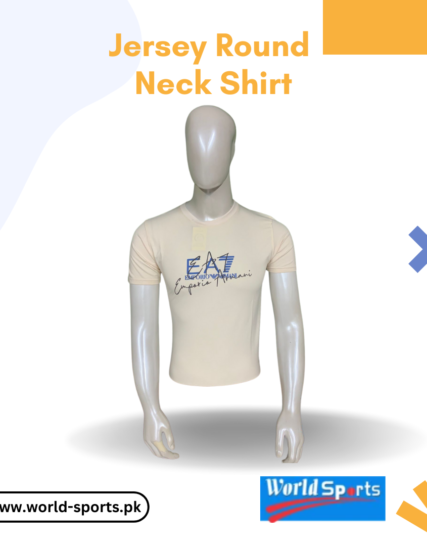 Jersey Round Neck Shirt – Soft, Breathable & Stylish Casual Wear