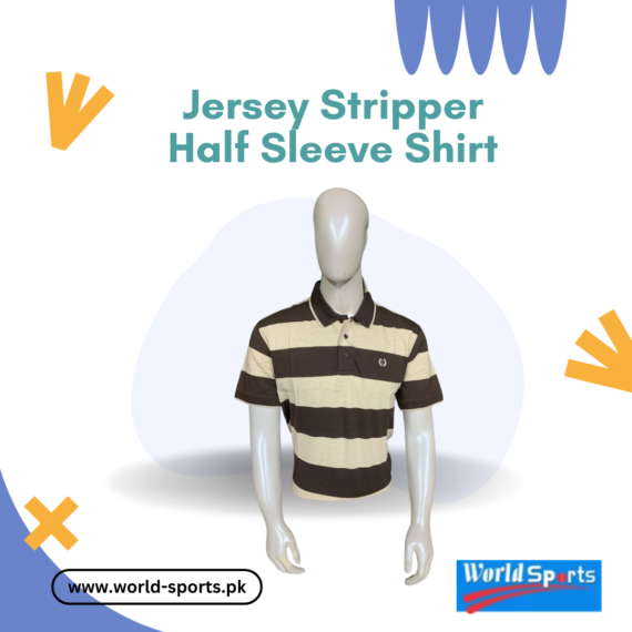 Jersey Stripper Half Sleeve Shirt – Stylish, Lightweight & Comfortable Casual Wear
