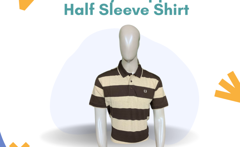Jersey Stripper Half Sleeve Shirt – Stylish, Lightweight & Comfortable Casual Wear