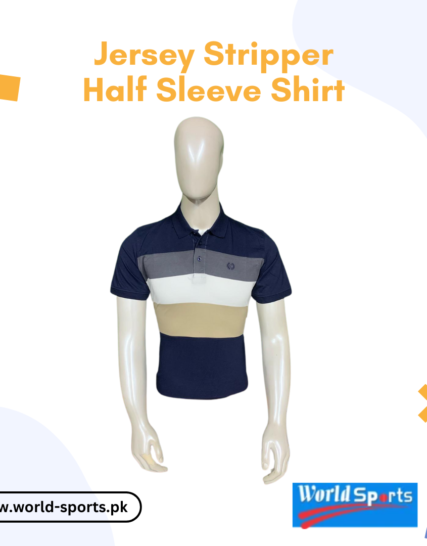 Jersey Stripper Half Sleeve Shirt – Soft, Breathable & Stylish Casual Wear for Men
