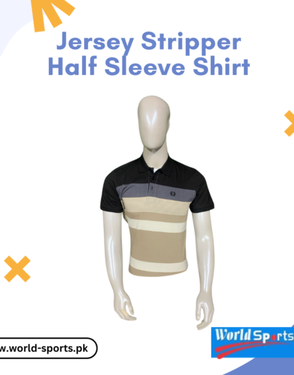 Jersey Stripper Half Sleeve Shirt – Premium Soft Fabric, Breathable & Stylish Striped Casual Wear