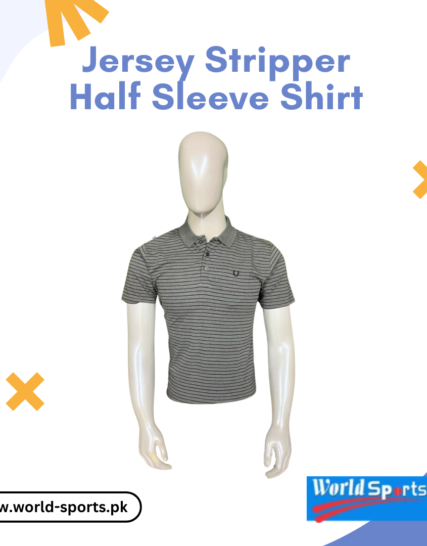 Jersey Stripper Half Sleeve Shirt – Stylish Striped Casual Shirt | Soft, Breathable & Lightweight