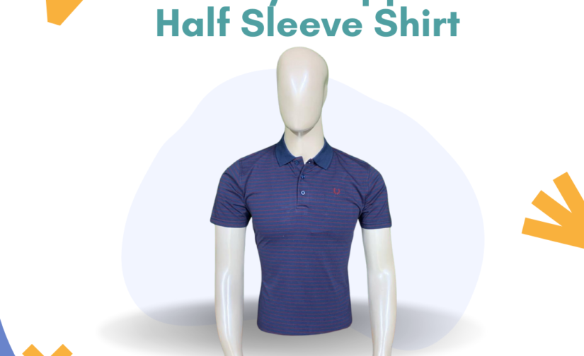 Jersey Stripper Half Sleeve Shirt – Trendy Striped Casual Shirt | Soft, Breathable & Comfortable