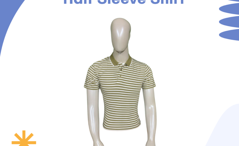 Jersey Stripper Half Sleeve Shirt – Stylish, Comfortable & Lightweight Casual Wear