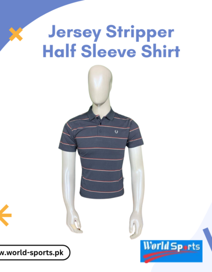 Jersey Stripper Half Sleeve Shirt – Stylish Striped Casual Wear | Soft, Breathable & Comfortable