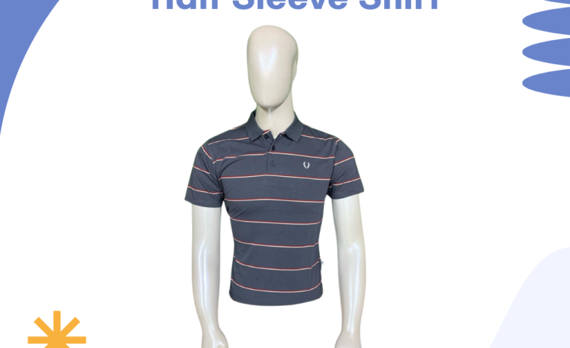 Jersey Stripper Half Sleeve Shirt – Stylish Striped Casual Wear | Soft, Breathable & Comfortable