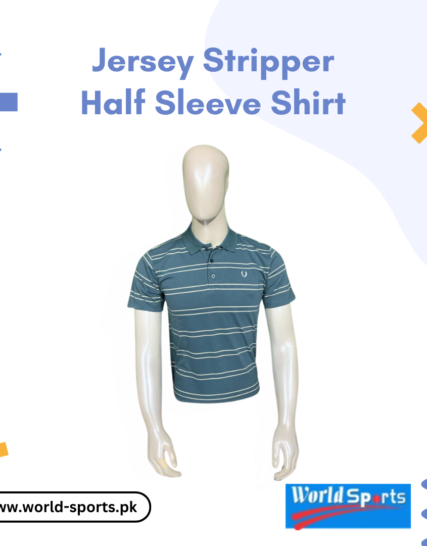 Jersey Stripper Half Sleeve Shirt – Stylish Striped Casual Shirt | Soft, Breathable & Lightweight