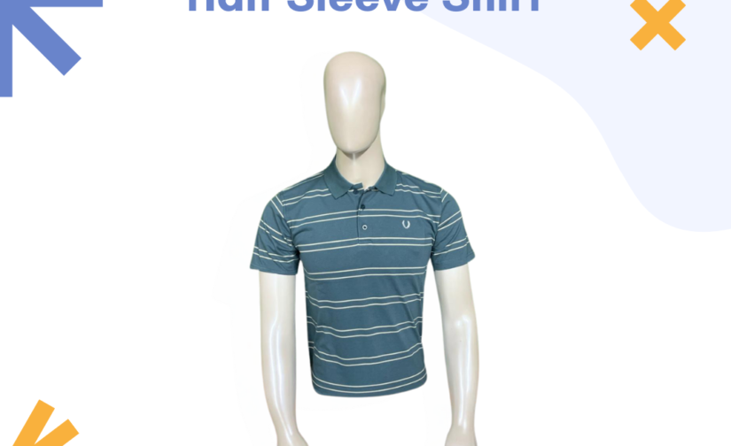 Jersey Stripper Half Sleeve Shirt – Stylish Striped Casual Shirt | Soft, Breathable & Lightweight