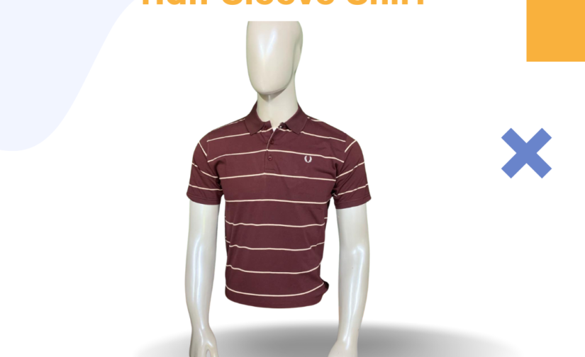 Jersey Stripper Half Sleeve Shirt – Trendy Striped Casual Shirt | Soft, Breathable & Comfortable