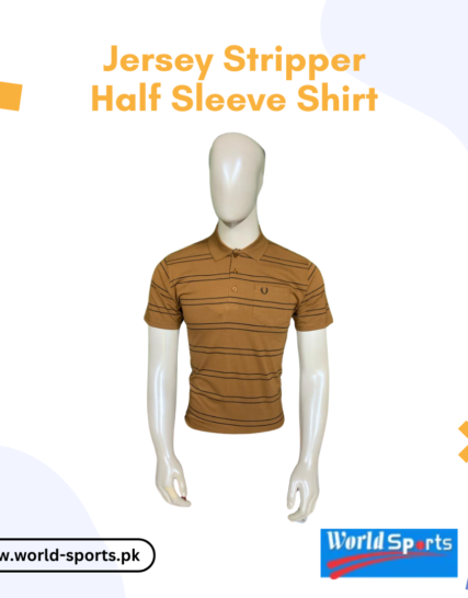 Jersey Stripper Half Sleeve Shirt – Stylish Striped Casual Shirt | Soft, Breathable & Lightweight