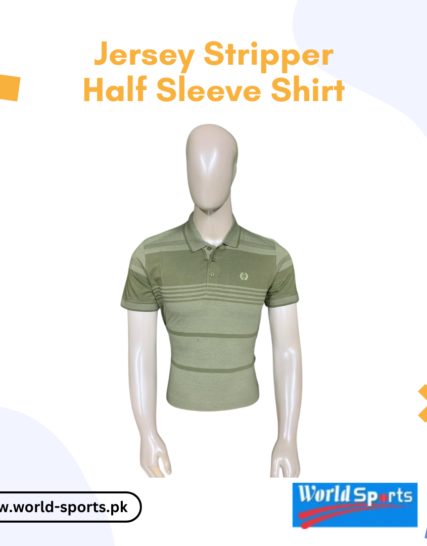 Jersey Stripper Half Sleeve Shirt – Stylish, Breathable & Lightweight Casual Wear
