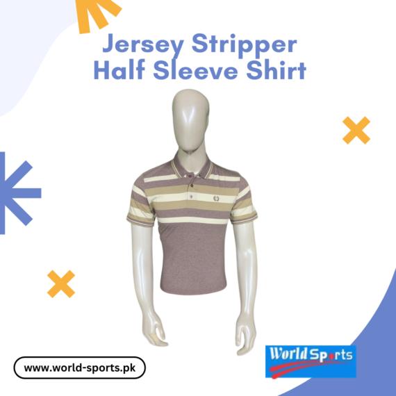 Jersey Stripper Half Sleeve Shirt – Stylish, Breathable & Comfortable Casual Wear
