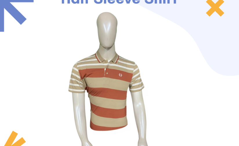 Jersey Stripper Half Sleeve Shirt – Stylish, Breathable & Lightweight Casual Wear