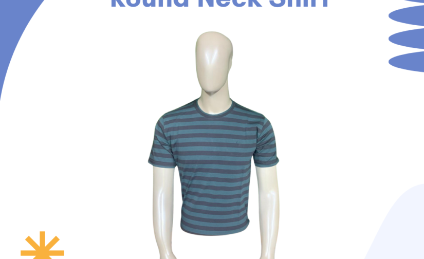 Jersey Stripper Round Neck Shirt – Premium Quality, Soft & Breathable Athletic Tee