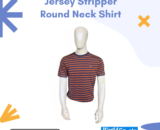 Jersey Stripper Round Neck Shirt – Soft, Breathable & Stylish Performance Tee