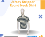 Jersey Stripper Round Neck Shirt – Soft, Breathable, and Stylish Athletic Tee