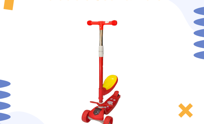 Kick Scooter for Kids | Height Adjustable | Foldable Seat | Lightweight Fiber Body