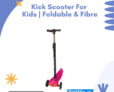Kick Scooter for Kids | Height Adjustable | Foldable & Lightweight Fiber Body