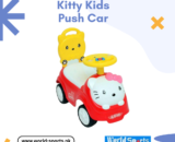 Kitty Kids Push Car – Cute Ride-On Toy for Toddlers with Steering Wheel, Music & Under-Seat Storage