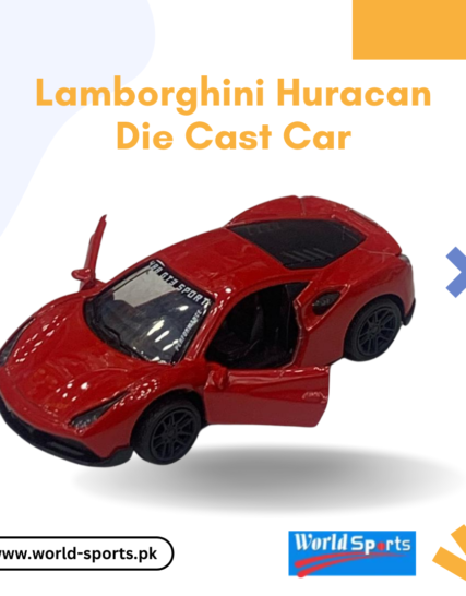 Lamborghini Huracán Die-Cast Car – 1:32 Scale Metal Model with Pull-Back Action & Openable Doors