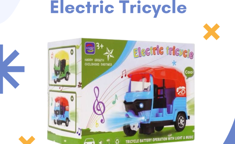 Lighting & Music Electric Tricycle | Fun & Engaging Ride-On Toy for Kids
