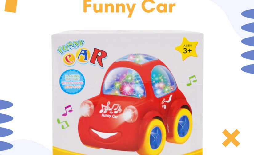 Lighting & Music Funny Car | Interactive Toy Car with Flashing Lights & Sound Effects