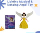 Lighting Musical & Dancing Angel Toy – Interactive LED Angel Figure with Music & Movement