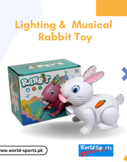 Lighting & Musical Rabbit Toy – Interactive Dancing Bunny with Sound & LED Lights for Kids