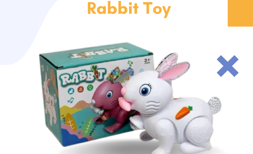 Lighting & Musical Rabbit Toy – Interactive Dancing Bunny with Sound & LED Lights for Kids