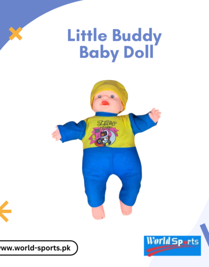 Little Buddy Baby Doll – Soft & Huggable Plush Doll for Kids, Realistic Features, Safe & Cuddly First Baby Doll for Toddlers