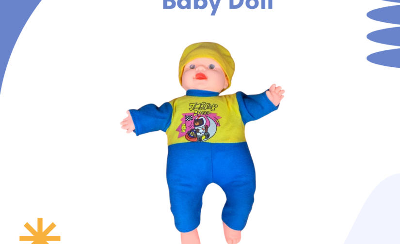 Little Buddy Baby Doll – Soft & Huggable Plush Doll for Kids, Realistic Features, Safe & Cuddly First Baby Doll for Toddlers
