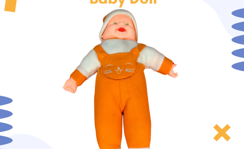 Little Buddy Baby Doll – Soft & Huggable Plush Doll for Toddlers, Safe & Cuddly First Baby Doll