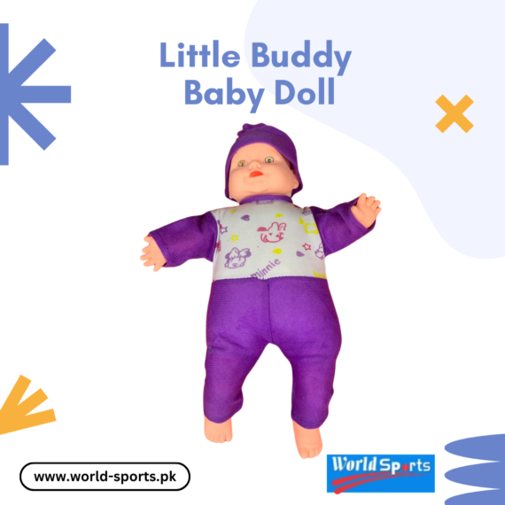 Little Buddy Baby Doll – Soft & Cuddly Plush Doll for Kids, Realistic Features, Perfect Gift for Toddlers & Newborns